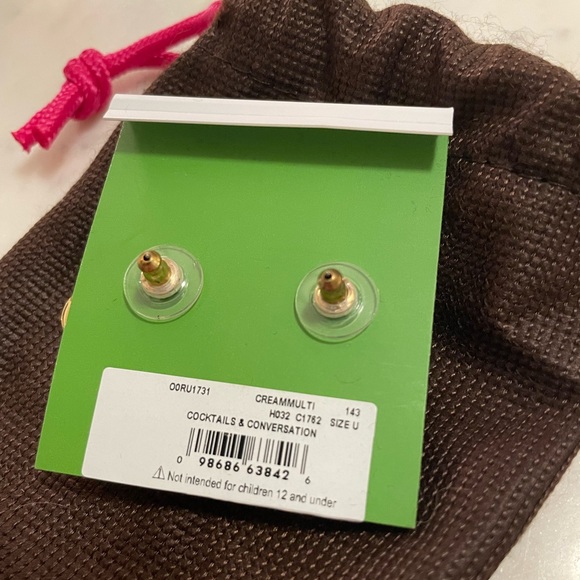 Kate Spade Cocktails & Conversations Earrings. NWT - Picture 3 of 3